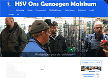 Tablet Screenshot of hsv-makkum.nl
